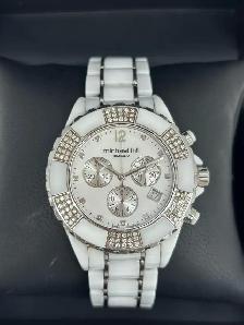 Michael Hill White Ceramic Watch 3/4 Carat Diamonds