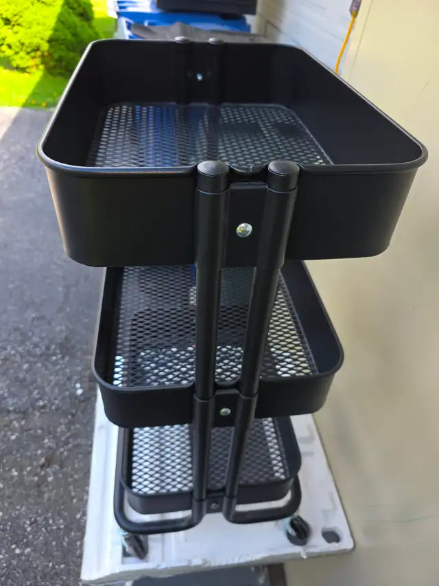 3 Shelves Rolling Utility Cart Organizer - Photo 8