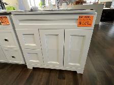 Huge Sale on 36" Bathroom Vanity Cabinets & 37" Countertops!