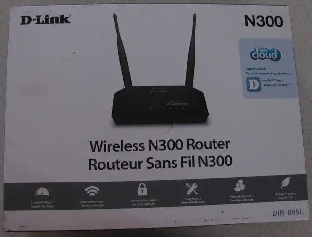 D-Link N300 DIR-605L Router