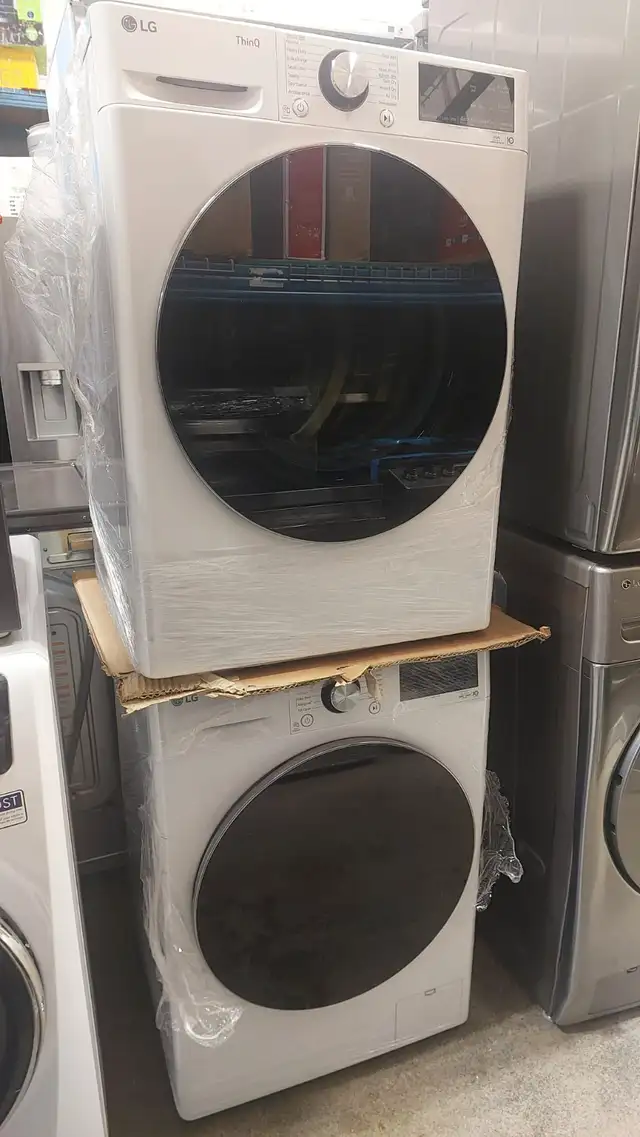 NEW LG 24-Inch Front Load Laundry Pair - Photo 2