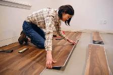 VINYL, HARDWOOD AND LAMINATE FLOORING AND PAINTING MATERIALS