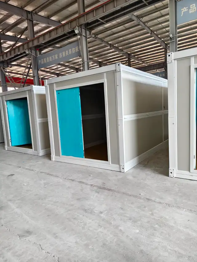 Maison de conteneur pliable de 20 pieds à double porte battante - Photo 2