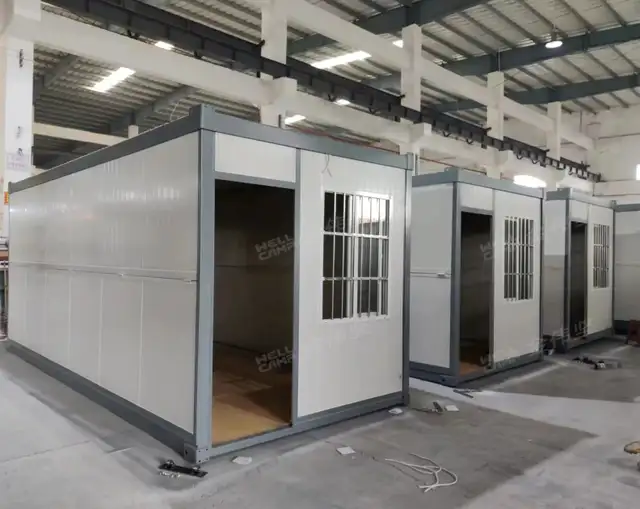 Maison de conteneur pliable de 20 pieds à double porte battante - Photo 3