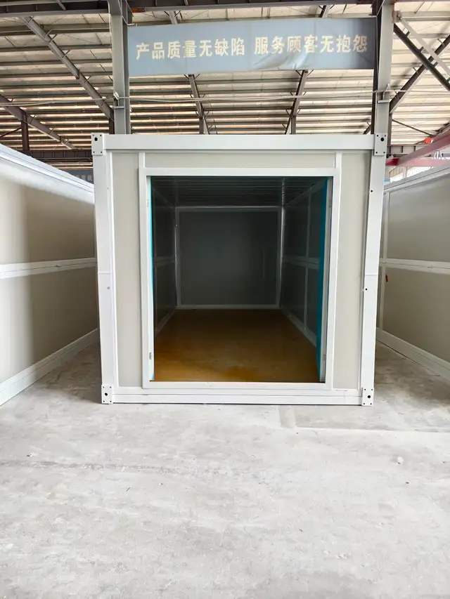 Maison de conteneur pliable de 20 pieds à double porte battante - Photo 4