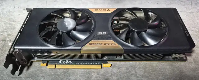 EVGA GTX 770 4GB GRAPHICS – ACX DUAL FAN – TESTED – CLEAN – $45