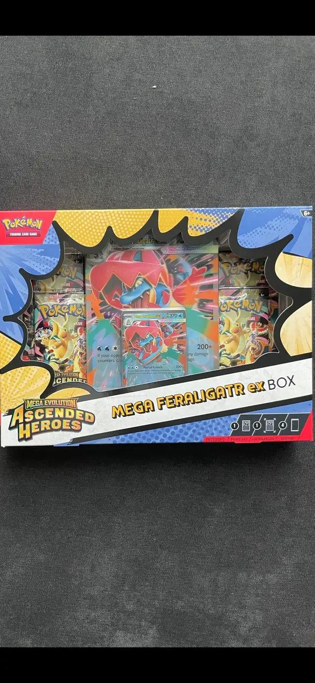 Ascended Heroes Mega Feraligatr ex Box