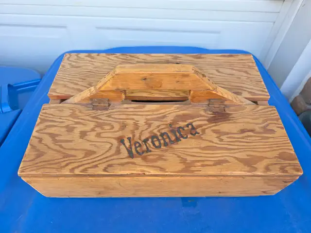 8 Compartments Soap Display Wood Box With Hinged Flaps Organizer - Photo 5