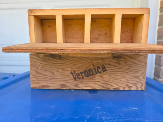 8 Compartments Soap Display Wood Box With Hinged Flaps Organizer - Photo 7