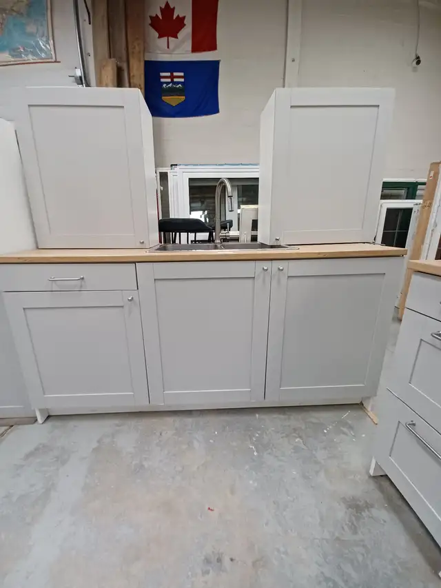 Kitchen Cabinet Set- Light Grey - Photo 3