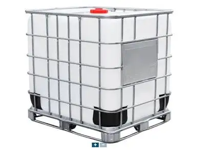 IBC TOTE WITH BLADDER RAIN BARREL