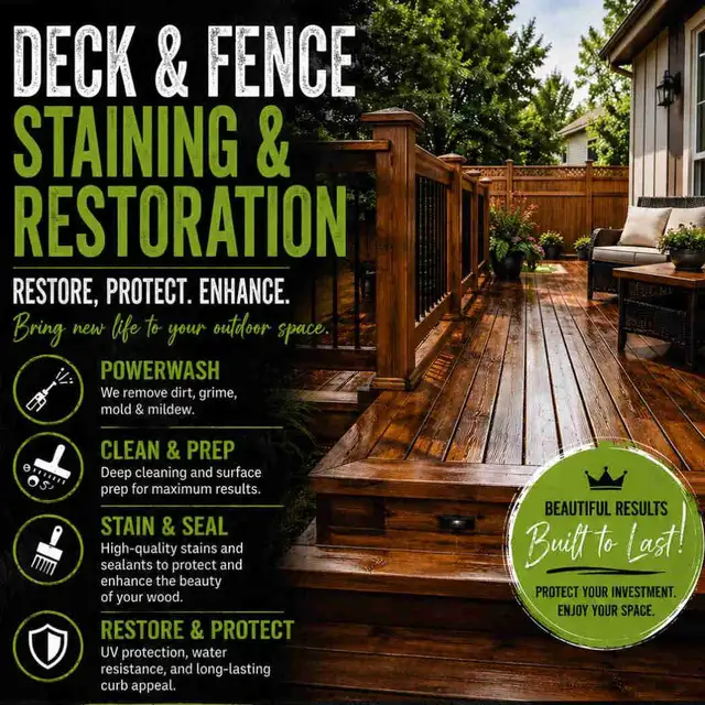 Deck and Fence restoration