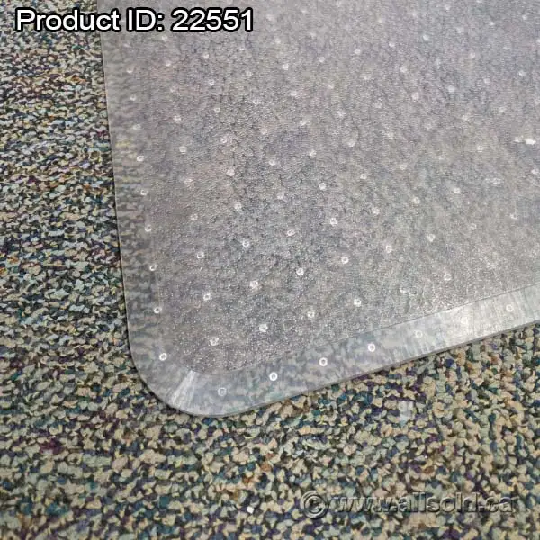 Low Pile to Plush Carpet Chair Floor Protector Mat 60' x 46' - Photo 2