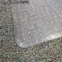 Low Pile to Plush Carpet Chair Floor Protector Mat 60' x 46' - Photo 2