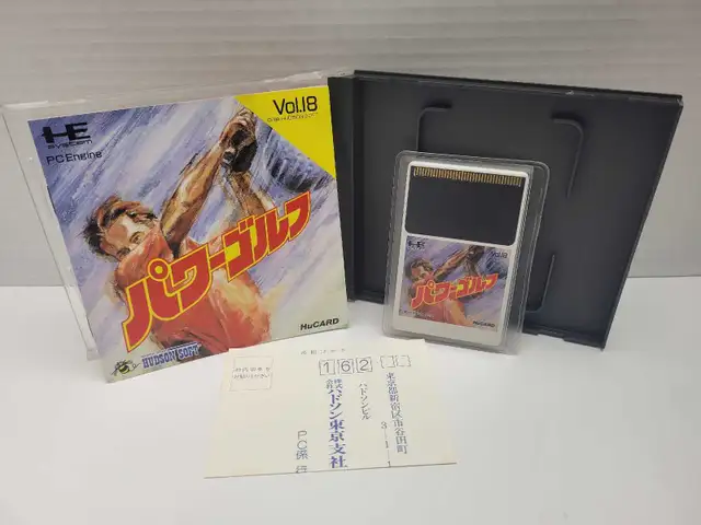 NEC PC Engine Power Golf - Japanese- Complete