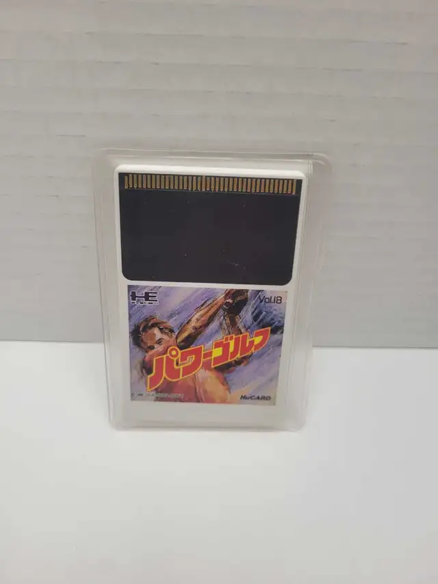NEC PC Engine Power Golf - Japanese- Complete - Photo 4