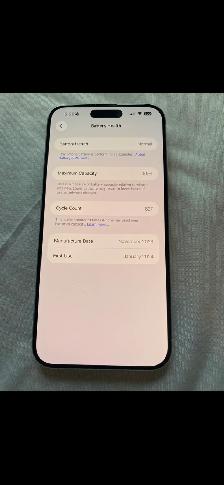 Like New - Unlocked iPhone 15 Pro Max 256GB - White Titanium - Photo 2