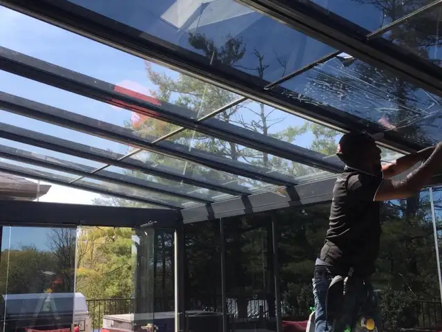 PRIVACY FROSTED MIRROR WINDOW TINTING WE INSTALLED - Photo 2