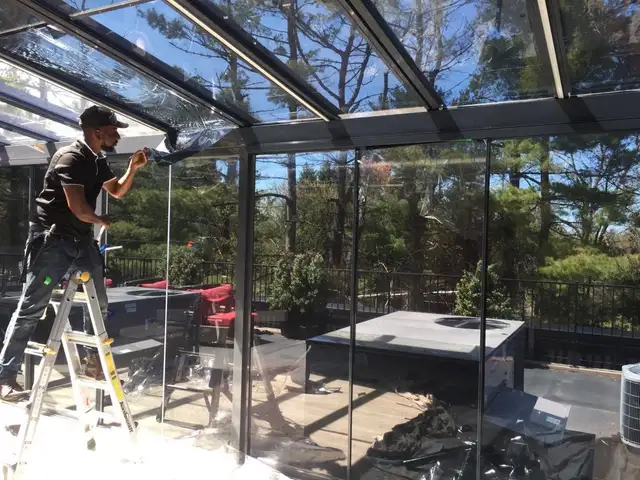 PRIVACY FROSTED MIRROR WINDOW TINTING WE INSTALLED - Photo 3