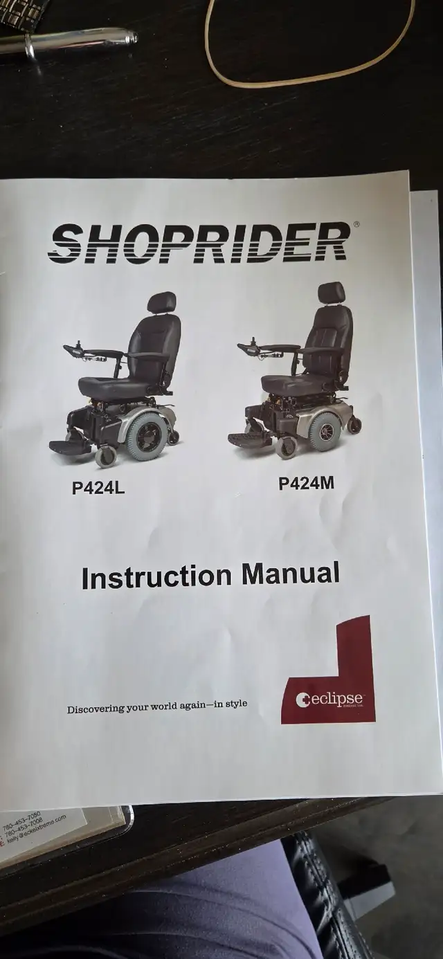 SHOPRIDER P424M MOBILITY CHAIR - Photo 9
