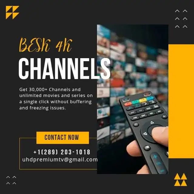 4K I.P.T.V channels - No freezing