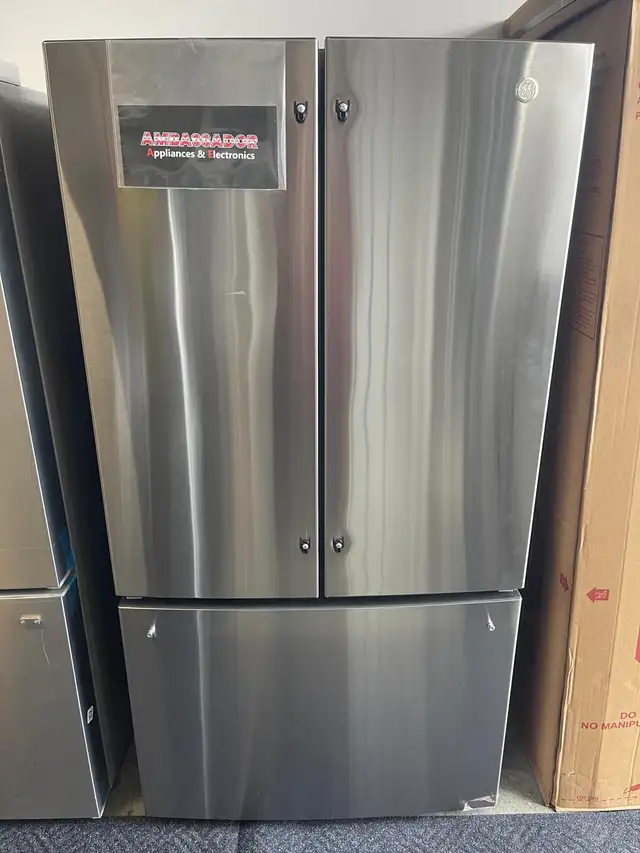 NEW 36" GE French Door Fridge (27.0 Cu.Ft) Interior Water & Ice) - Photo 2