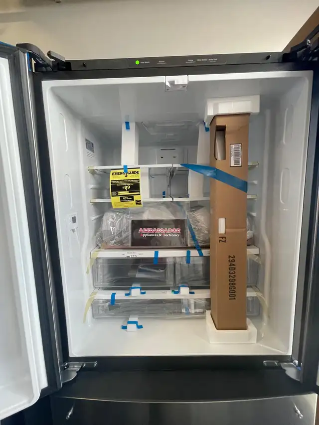 NEW 36" GE French Door Fridge (27.0 Cu.Ft) Interior Water & Ice) - Photo 4