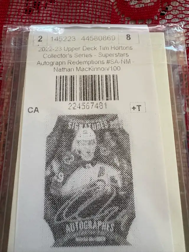 VERY RARE NATHAN MACKINNON CARD!! PRICED TO SELL!! - Photo 6