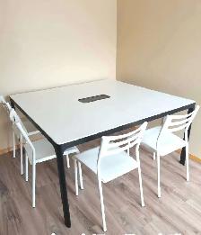 Dining table with chairs for sale