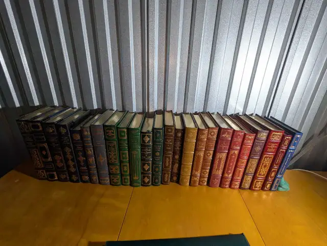 Easton Press Books Full Leather-Bound Classic Book Collection (2