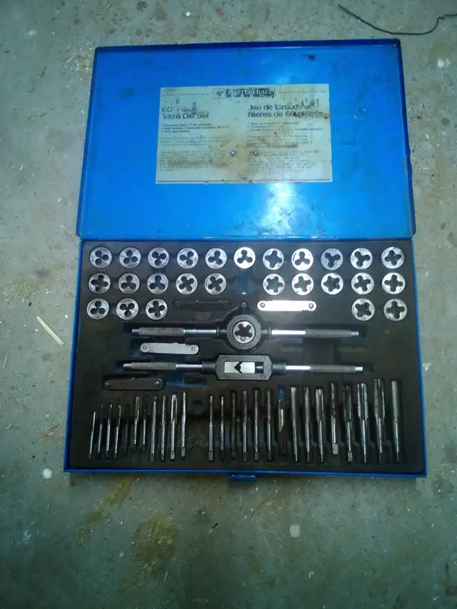 Tap and Die Set $30.00