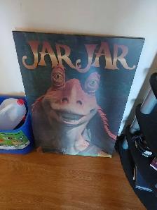 jar jar portrait Star wars paraphernalia