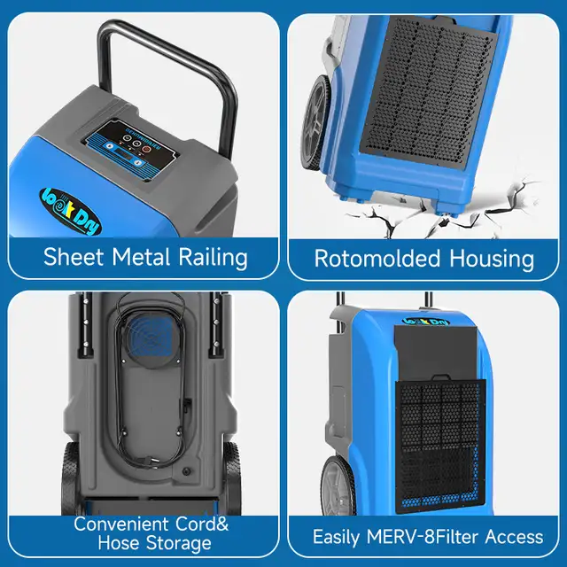 Factory Wholesale 70L Commercial Air Desiccant Dehumidifier - Photo 7