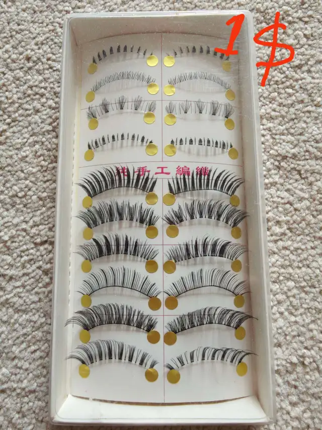 Cute Hair clips & Eyelash set - Photo 2