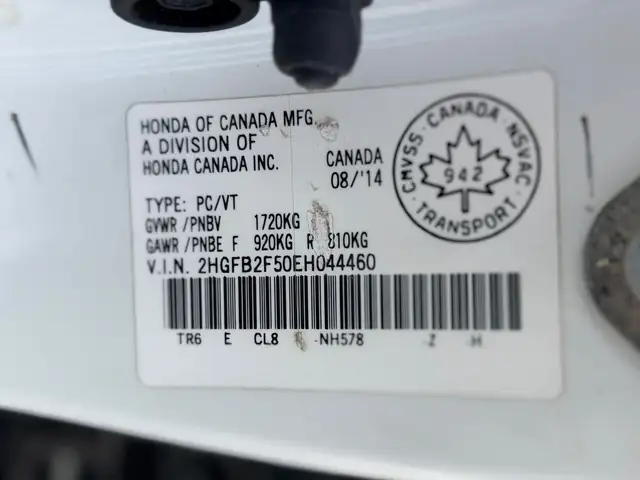 2014 Honda Civic LX w/EX 186KM CERTIFIED-WARRANTY - Photo 29