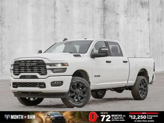2026 Ram 2500 Big Horn Night Edition Crew 4x4 Diesel Nav