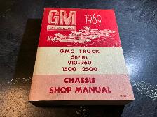 1969 GMC Truck 910-960 Shop Manual Canada 1500-2500 Suburban Van