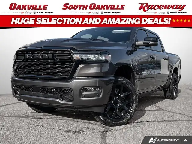 2026 Ram 1500 SPORT NIGHT CREW | DUAL SUNROOF | POWER TAILGATE |