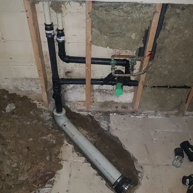 CLOGG TOILET SINK ROUGH IN WASHROOM SIMPLE ISSUES WATERPROOFING - Photo 5
