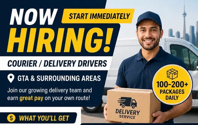 HIRING COURIER DELIVERY DRIVERS