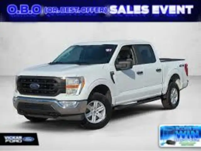 2024 Ford F-150 XL 4WD SuperCrew 5.5' Box 2.7L TT V6 Low Km