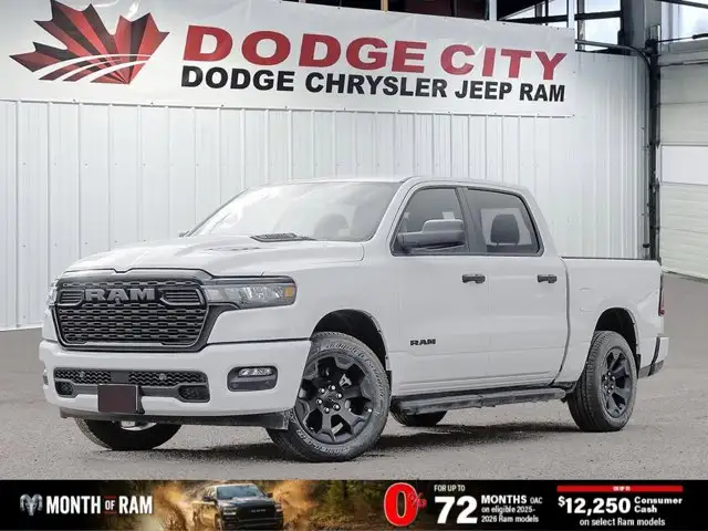 2026 Ram 1500 Black Express | Bucket Seats | Crew Cab 5'7 Box