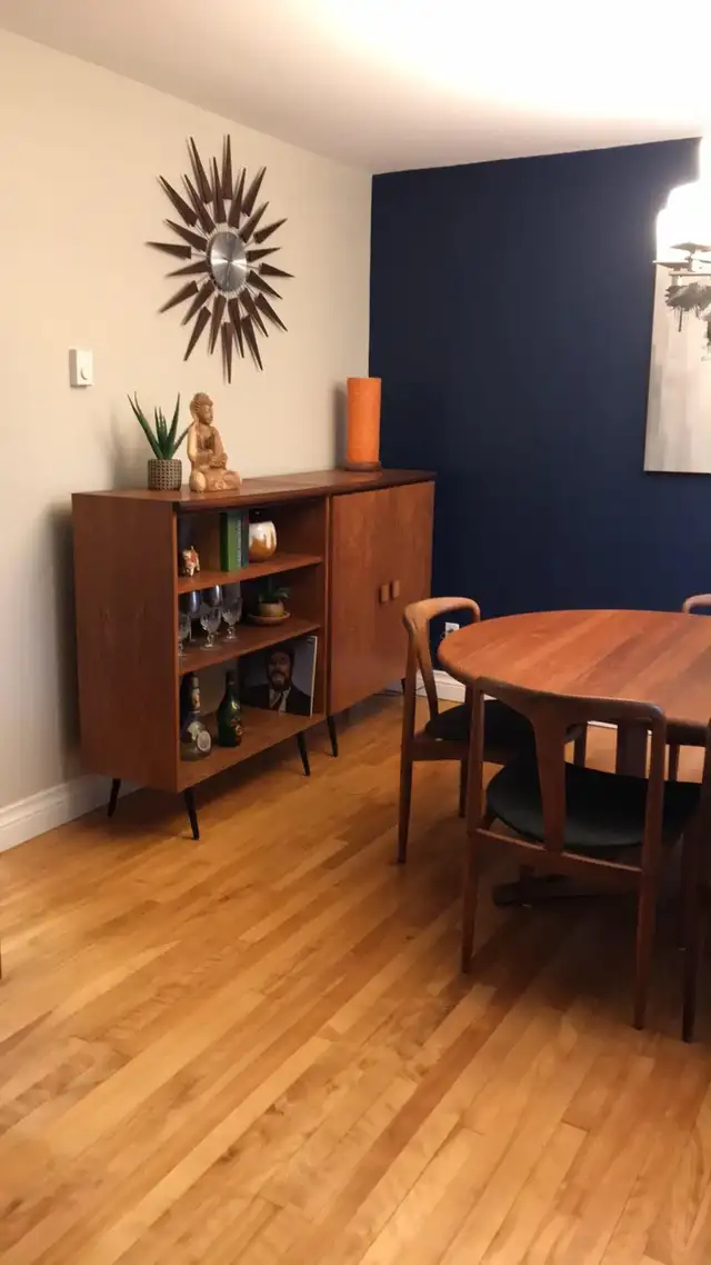 Mid century. TEAK TECK. Meubles Modulaire. Crédence, buffet disq