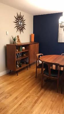 Mid century. TEAK TECK. Meubles Modulaire. Crédence, buffet disq