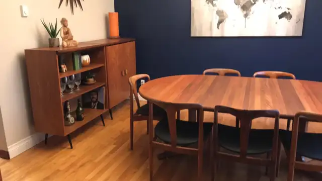 Mid century. TEAK TECK. Meubles Modulaire. Crédence, buffet disq - Photo 2