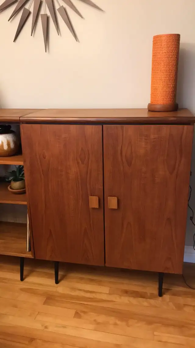 Mid century. TEAK TECK. Meubles Modulaire. Crédence, buffet disq - Photo 4