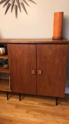 Mid century. TEAK TECK. Meubles Modulaire. Crédence, buffet disq - Photo 4
