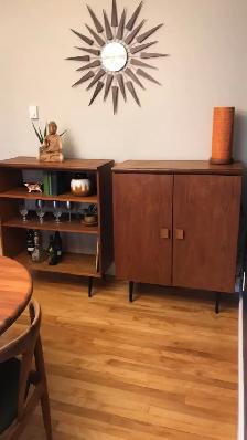 Mid century. TEAK TECK. Meubles Modulaire. Crédence, buffet disq - Photo 7