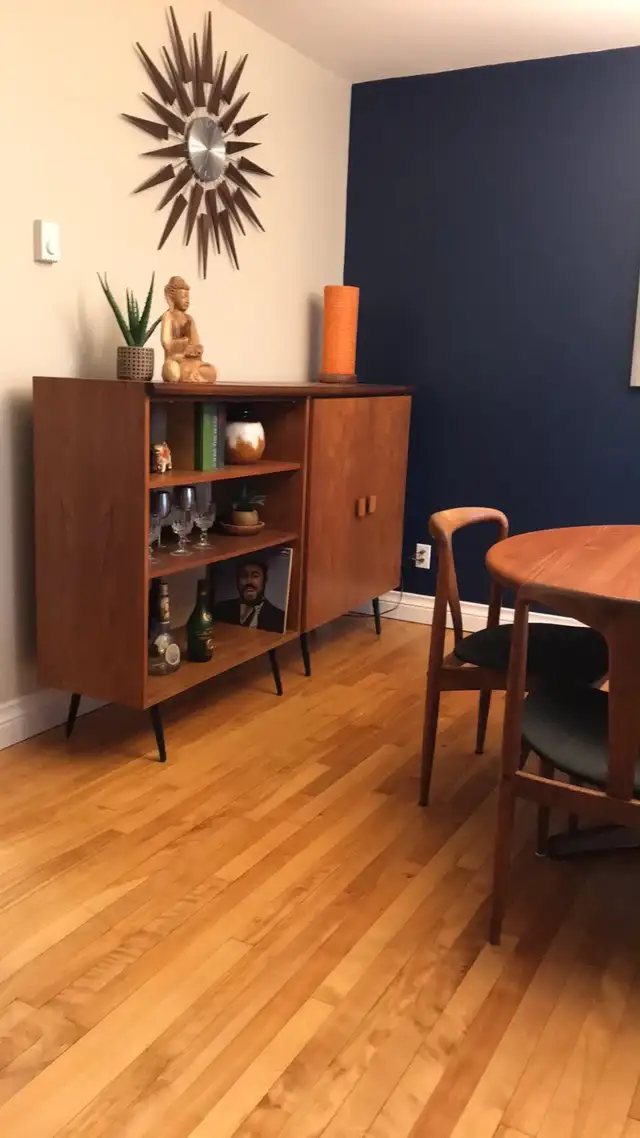 Mid century. TEAK TECK. Meubles Modulaire. Crédence, buffet disq - Photo 10