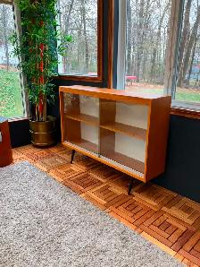 Mid century. Crédence, buffet, bibliothèque. Lampe teak teck PAS - Photo 6